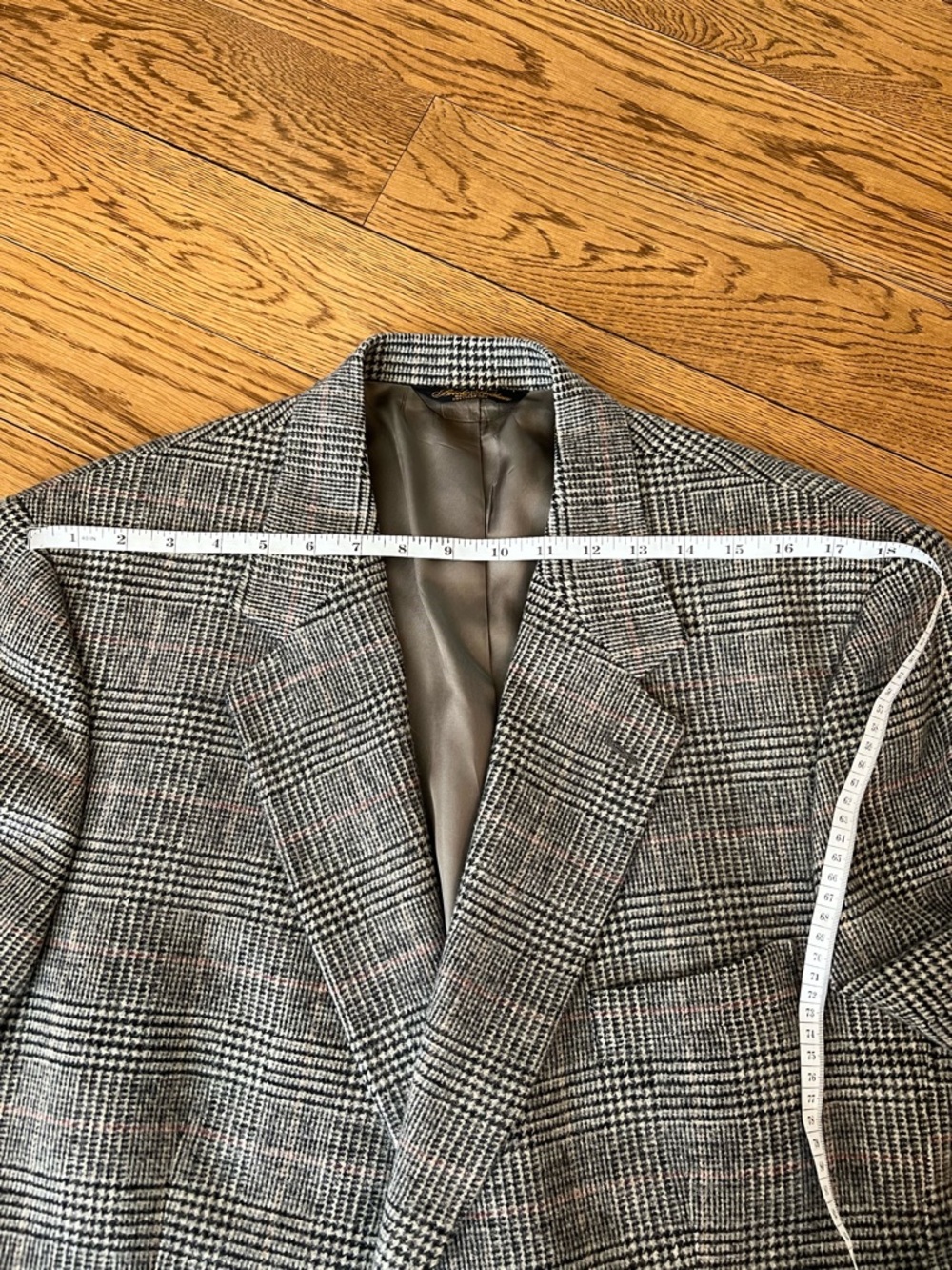 Brooks Brothers Gray Glen Plaid Sport Coat 46L - Picture 11 of 15